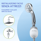 Filtro per doccia anticalcare