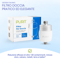 Filtro per doccia anticalcare